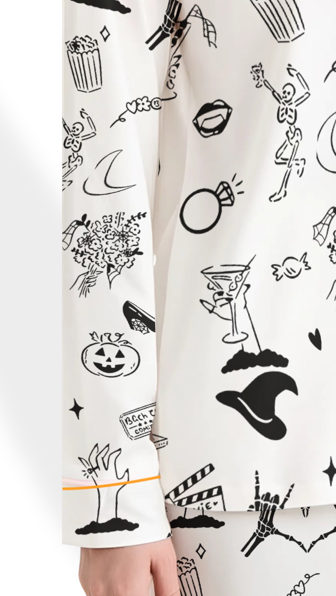 Halloween Movie Night & Witchy Party Bachelorette PJs