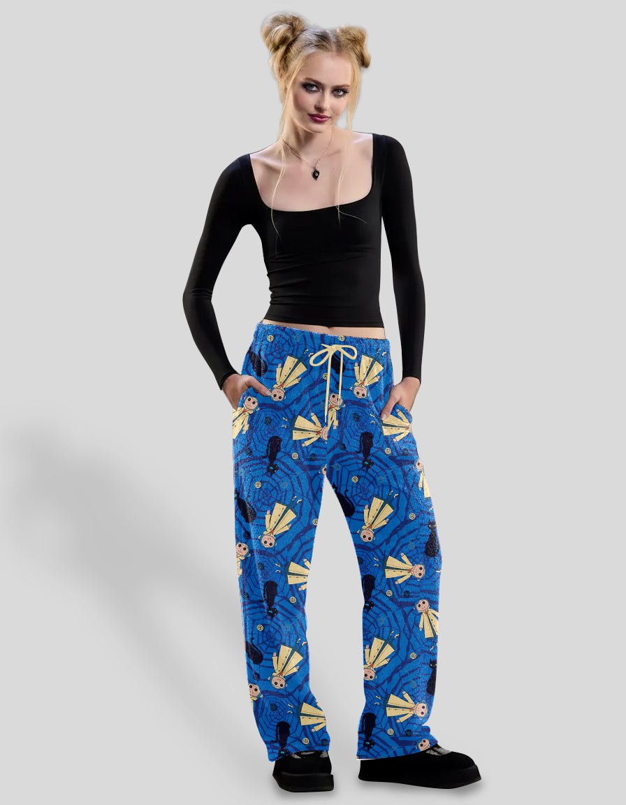 Coraline Doll & Cat Pajama Pants