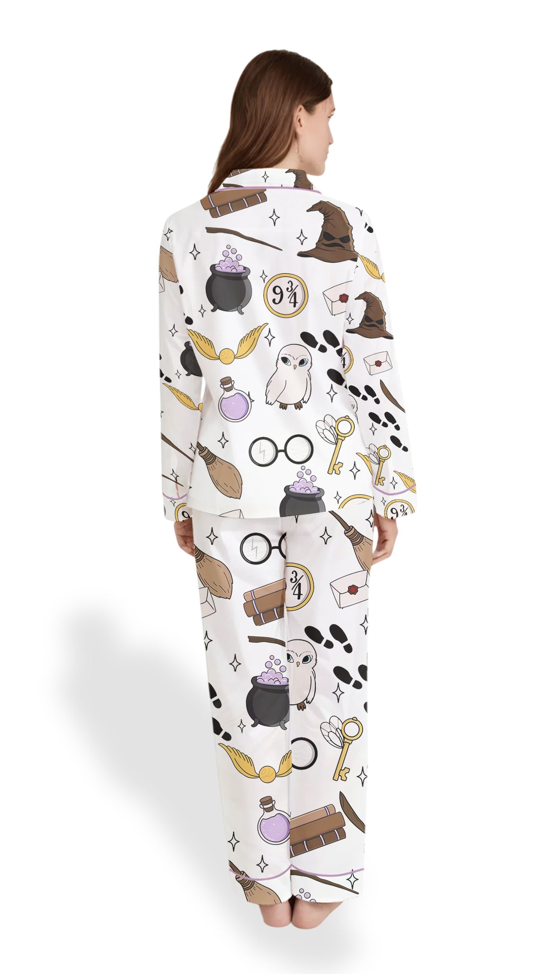 Women’s Wizards Magic Academy Cotton Pajama Set
