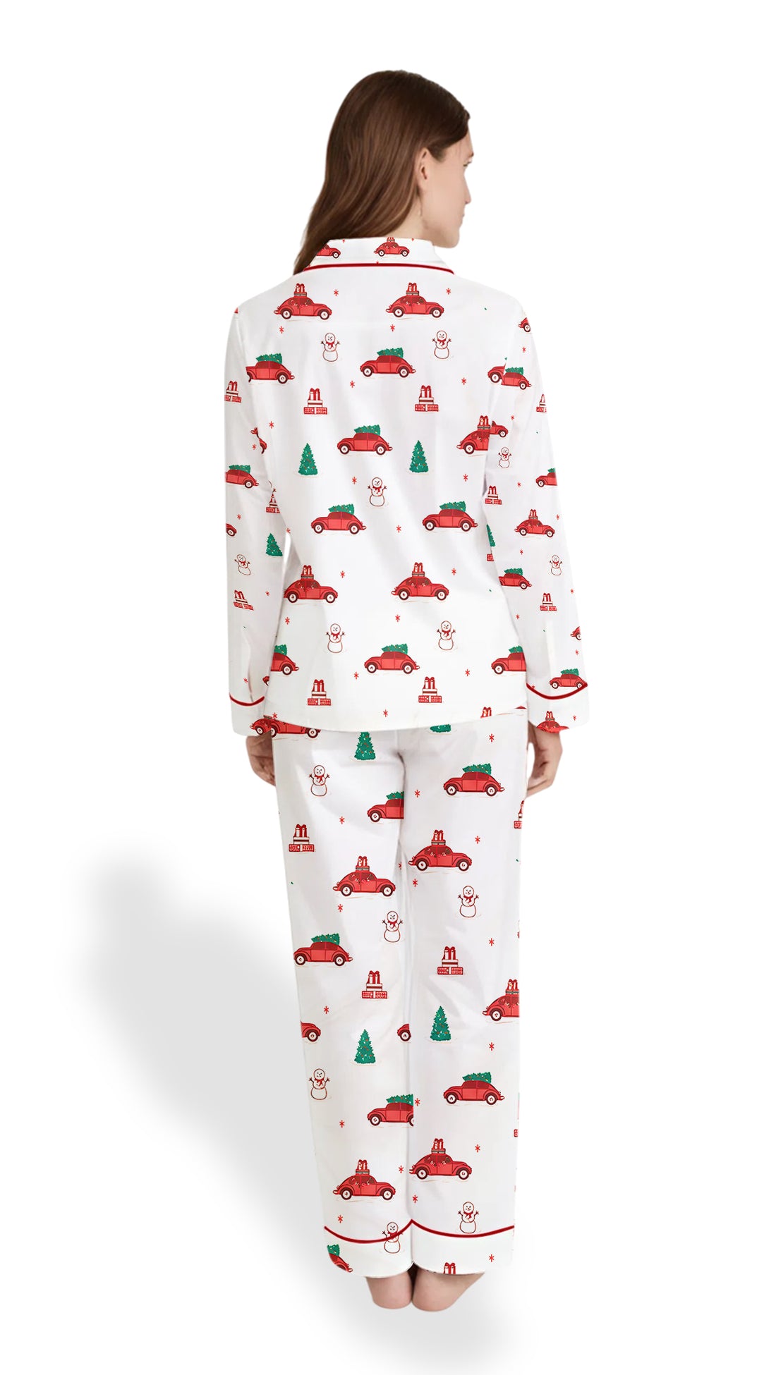 Red Holly Jolly Cruisers Women’s Satin Pajama Set