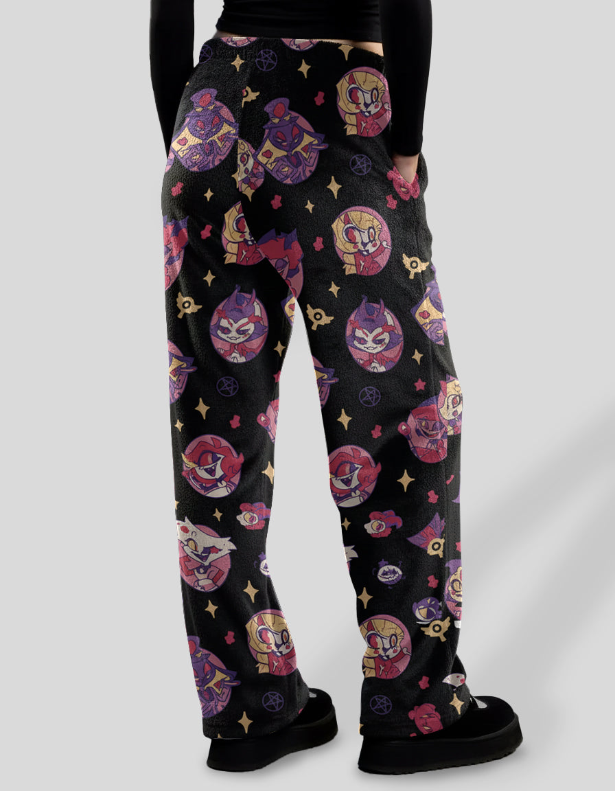 Hazbin Hotel Chibi Characters Pajama Pants