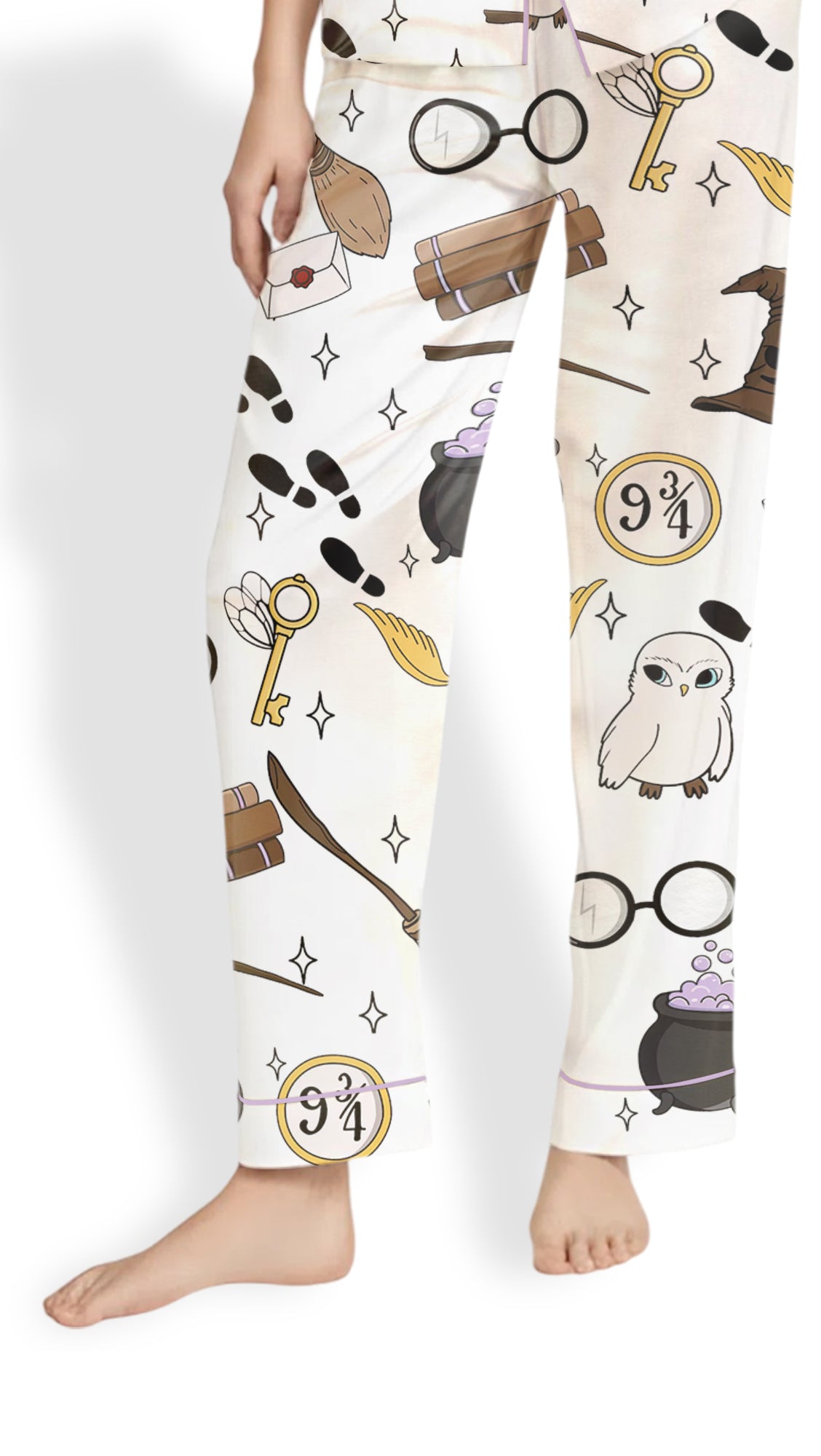 Women’s Wizards Magic Academy Cotton Pajama Set