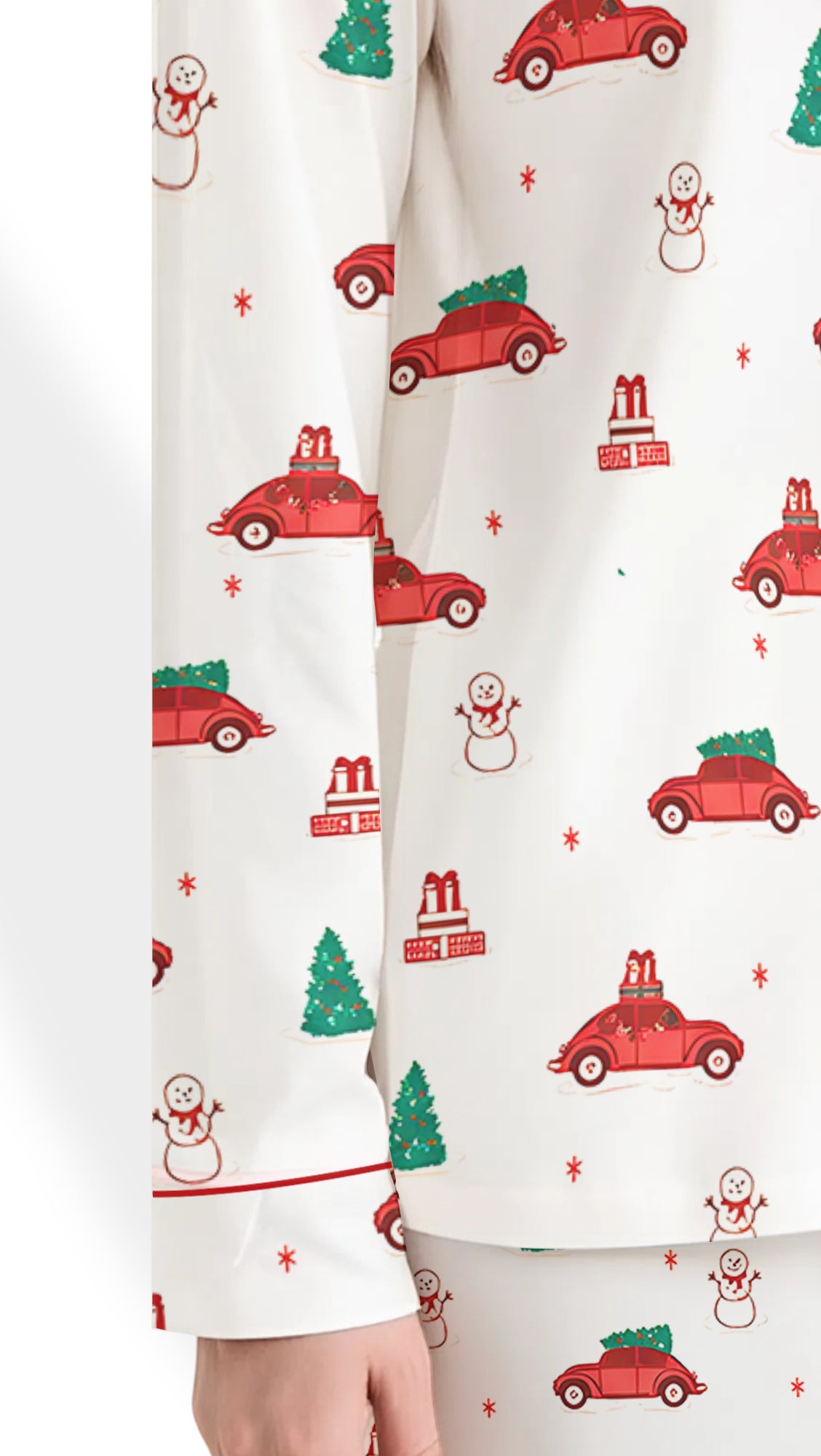 Red Holly Jolly Cruisers Women’s Satin Pajama Set