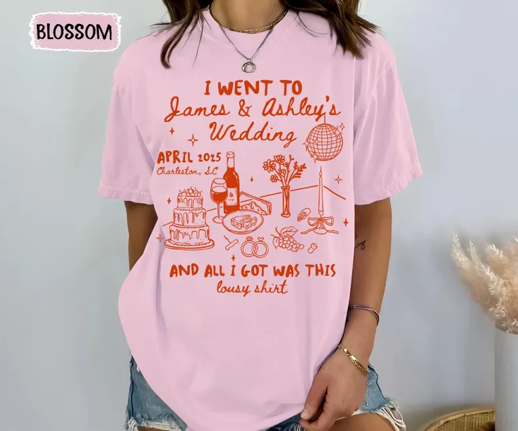 Custom Wedding Shirt – Newlywed Gift & Bridal Party Tee