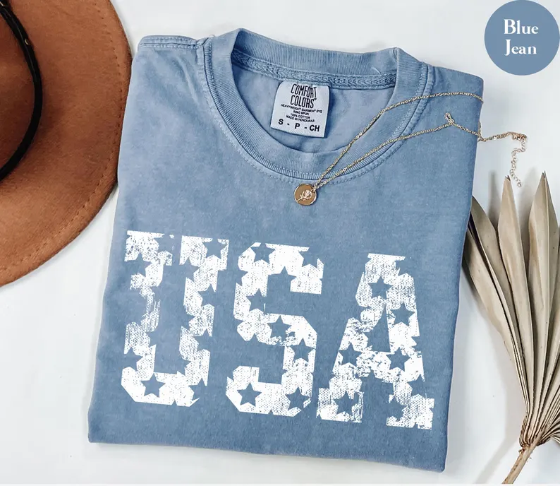 USA Lover Shirt – Retro Comfort Colors T-Shirt