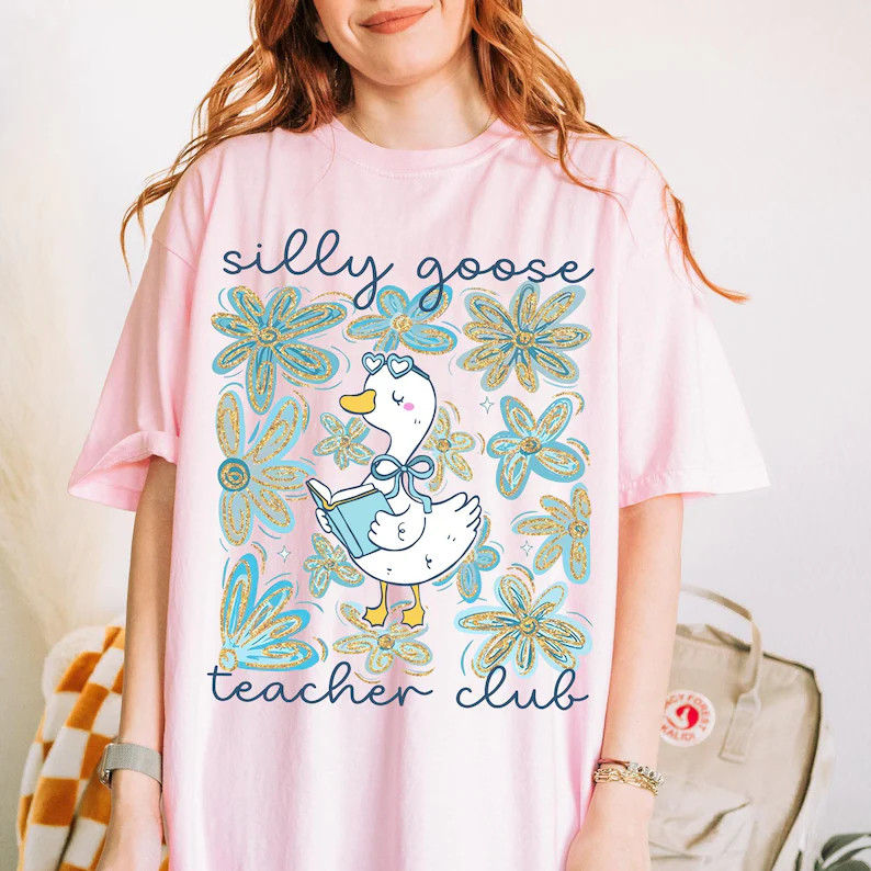 Silly Goose Teacher Shirt – Comfort Colors Back to School Tee