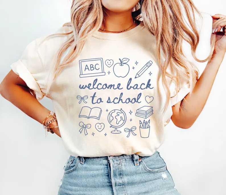 Welcome Back to School Shirt – Comfort Colors® Teacher Tee