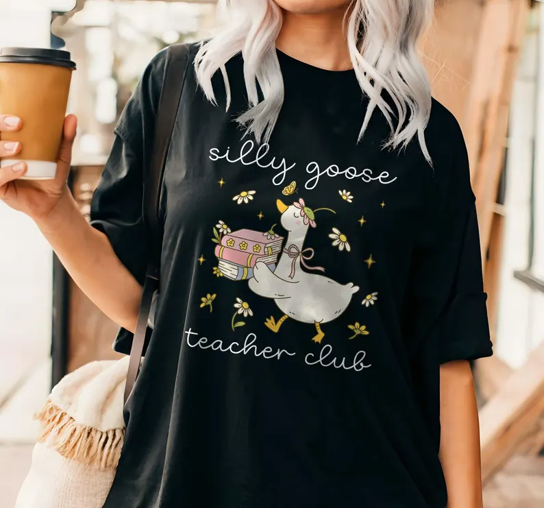 Silly Goose Teacher Shirt – Comfort Colors® Back to School Tee