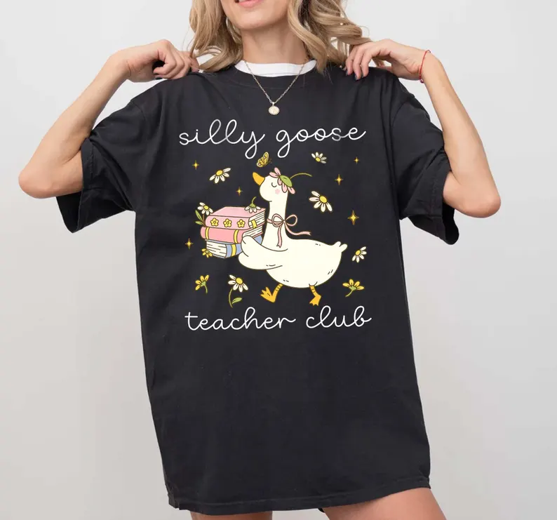 Silly Goose Teacher Shirt – Comfort Colors® Back to School Tee