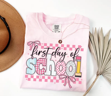 First Day of School Teacher Shirt – Comfort Colors® Team Tee
