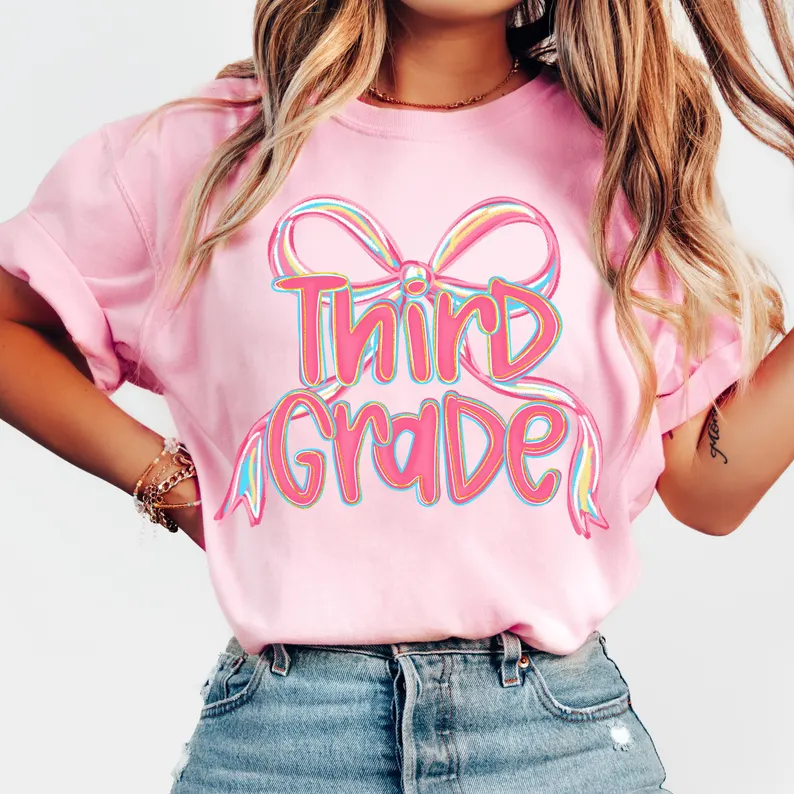 Preppy Teacher Shirt Bundle – Coquette First Day of School Tees