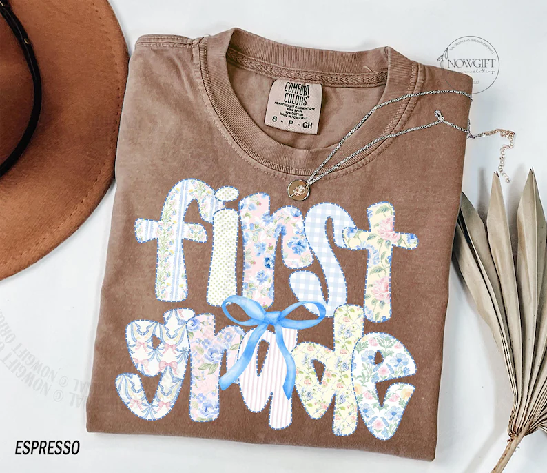 First Grade Teacher Shirt – Comfort Colors® Appreciation Tee