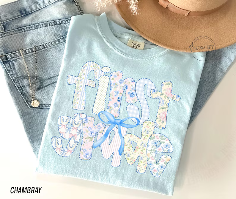 First Grade Teacher Shirt – Comfort Colors® Appreciation Tee