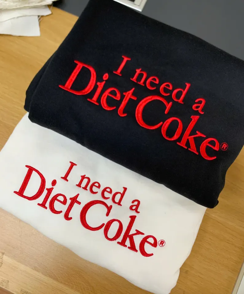 Soda Lover Gift Embroidered Sweatshirt