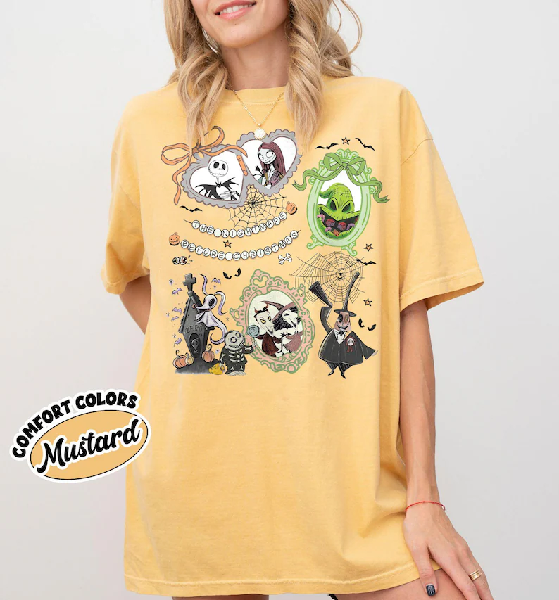 Vintage Nightmare Before Christmas Coquette Shirt