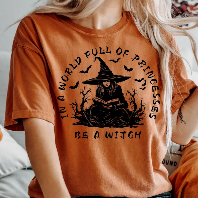 Comfort Colors Halloween Witch Shirt, Witchy Fall Tee