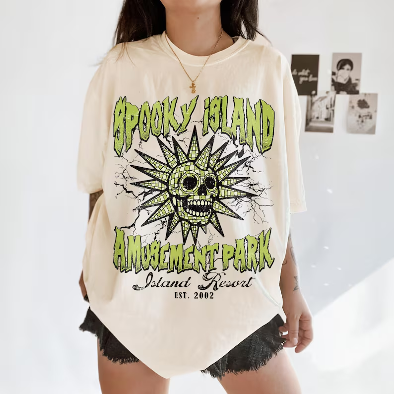 Funny Skeleton Halloween Shirt, Retro Disco Skull Tee