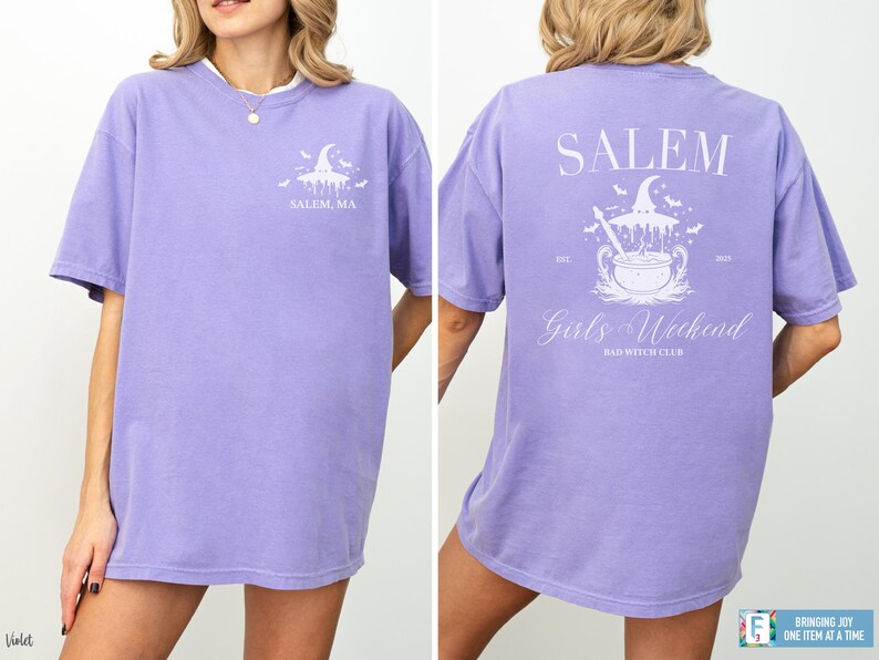 Comfort Colors Salem Bachelorette Shirt, Funny Witch T-Shirt