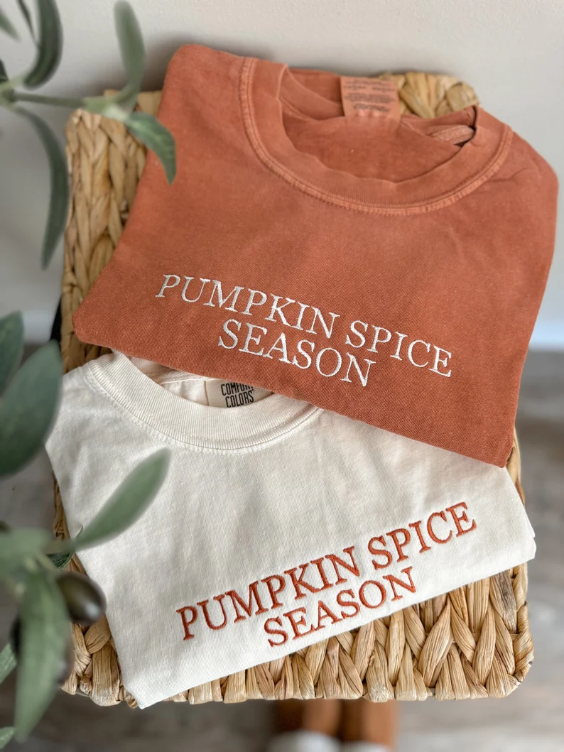 Pumpkin Spice Season T-Shirt – Premium Comfort Colors T-Shirt