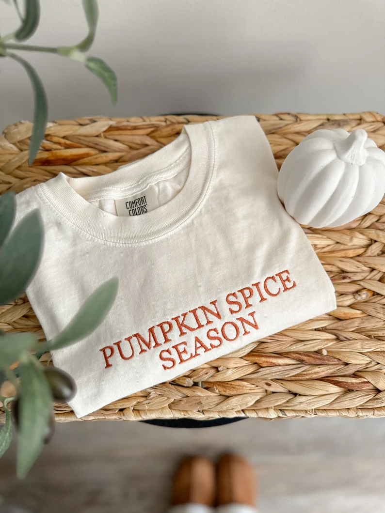 Pumpkin Spice Season T-Shirt – Premium Comfort Colors T-Shirt