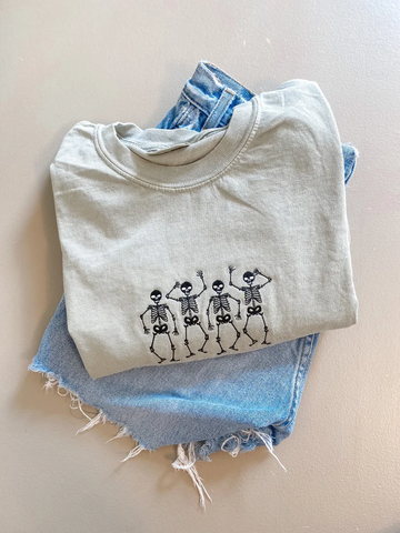 Dancing Skeletons T-Shirt – Premium Comfort Colors T-Shirt