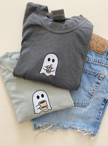 Ghost Coffee T-Shirt – Premium Comfort Colors T-Shirt