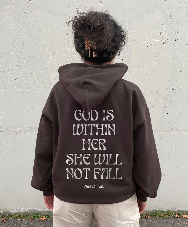 Christian Apparel with Jesus & Spiritual Message- Faith-Based Hoodie