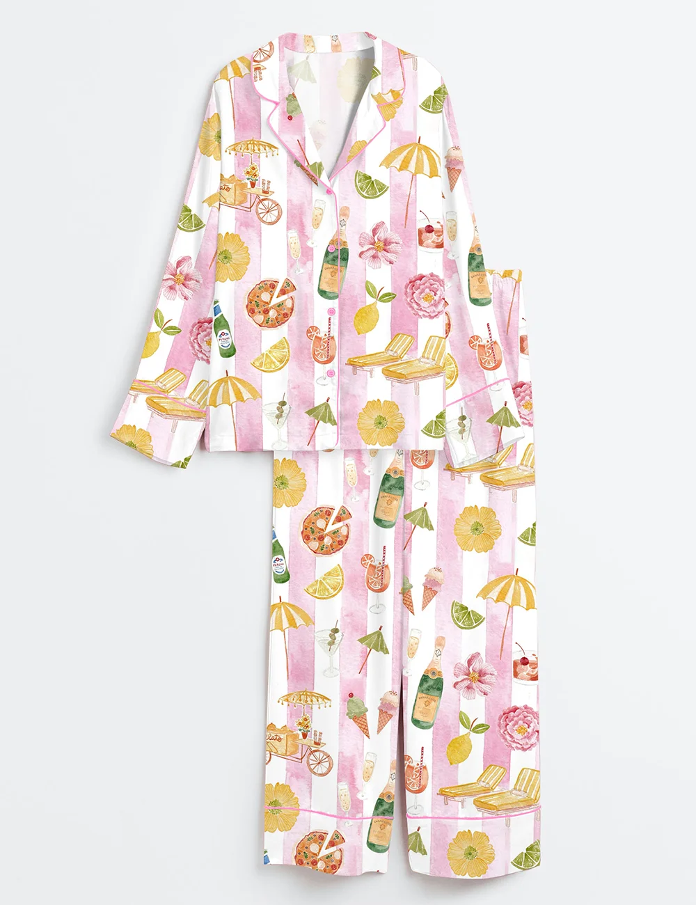 Women’s Italian Pool Party Pajama Set