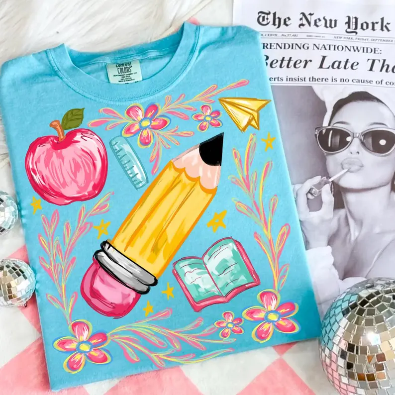 Preppy Coquette Back to School Shirt – Cute First Day Tee
