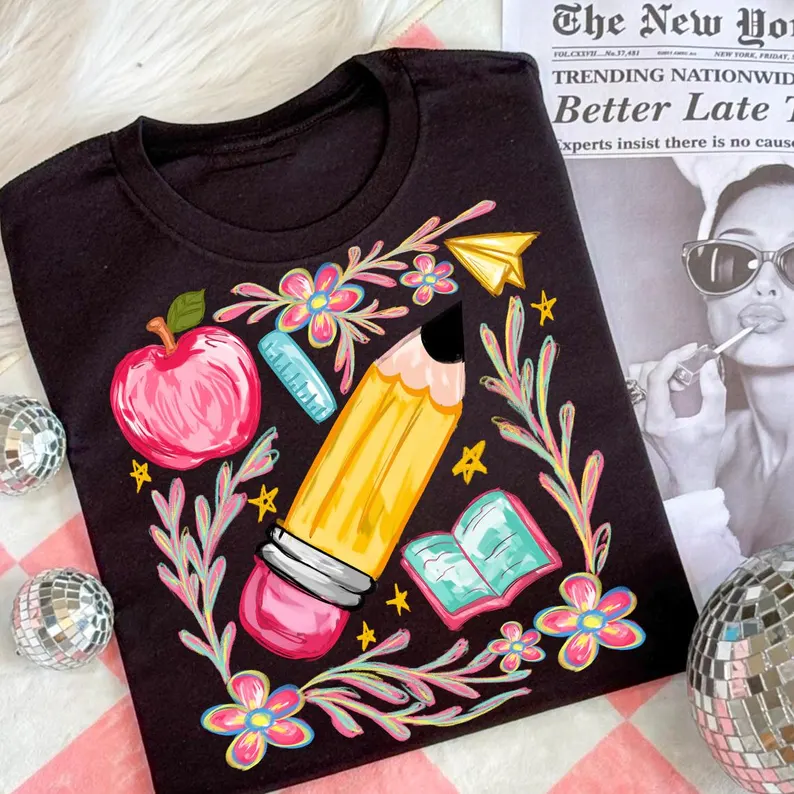 Preppy Coquette Back to School Shirt – Cute First Day Tee