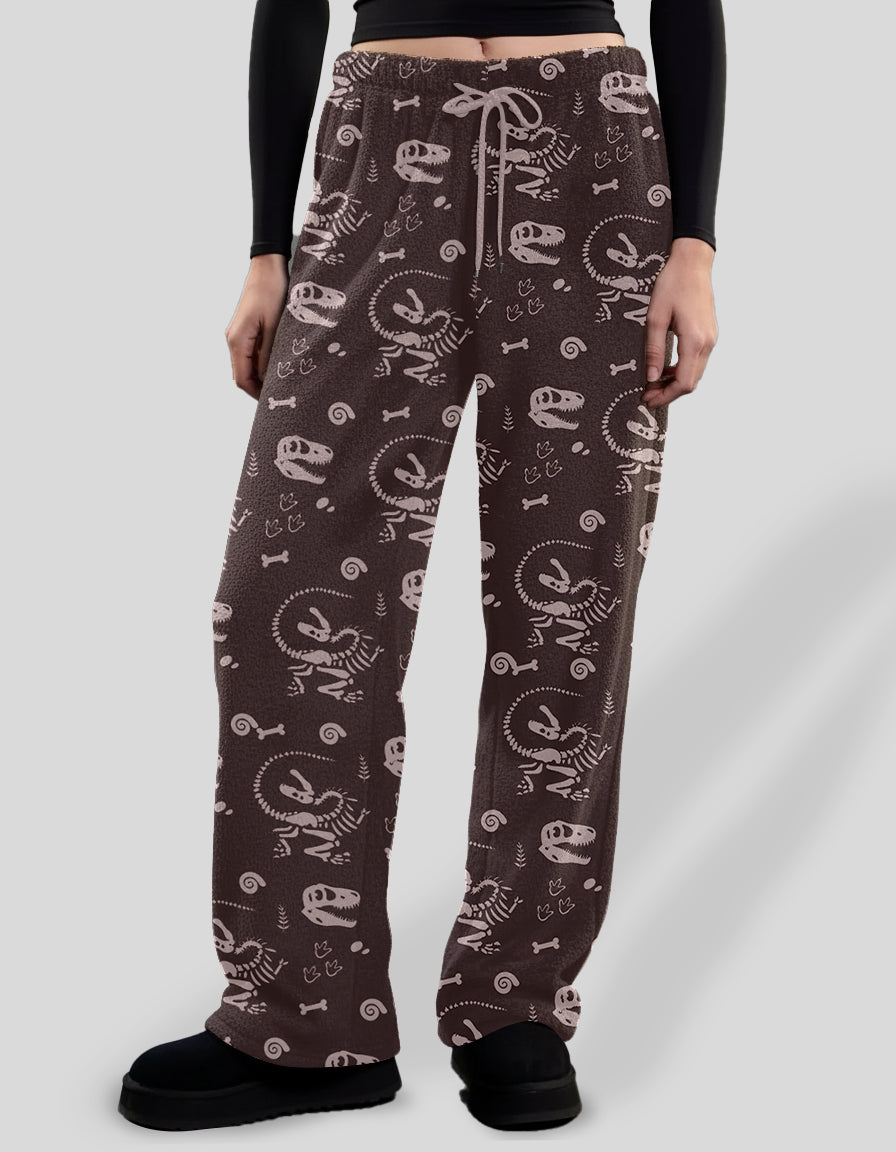 Cozy & Cute Dinosaur Skeleton Lounge Pants