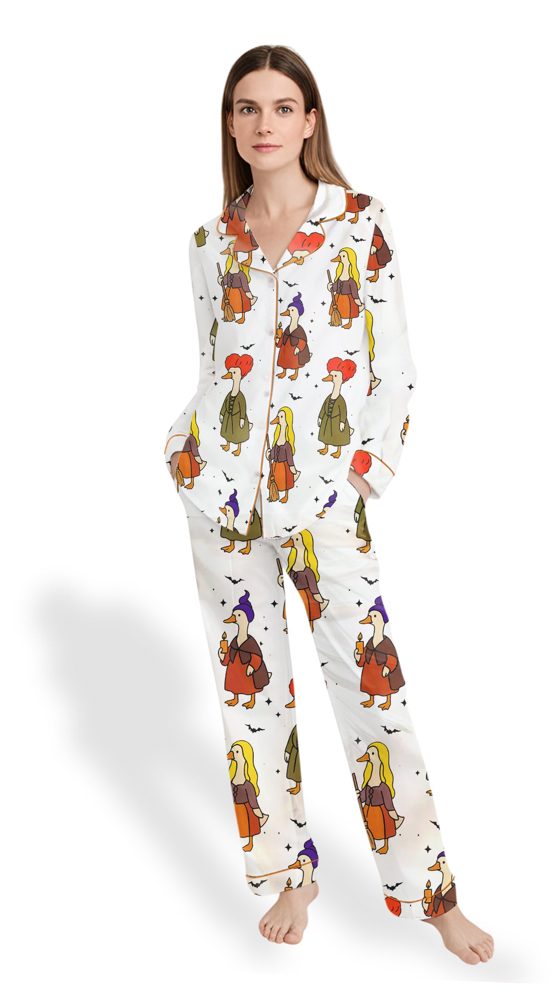 Women’s Silly Goose Halloween Pajama Set