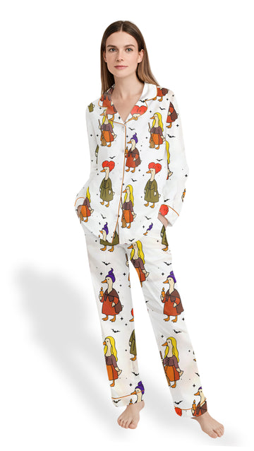 Women’s Silly Goose Halloween Pajama Set