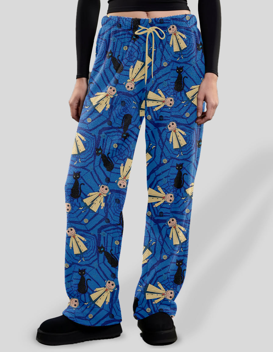 Coraline Doll & Cat Pajama Pants