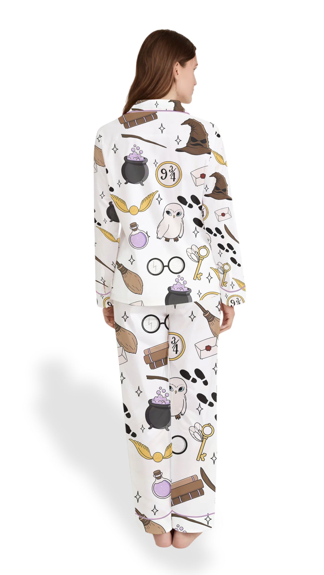 Women’s Wizards Magic Academy Cotton Pajama Set
