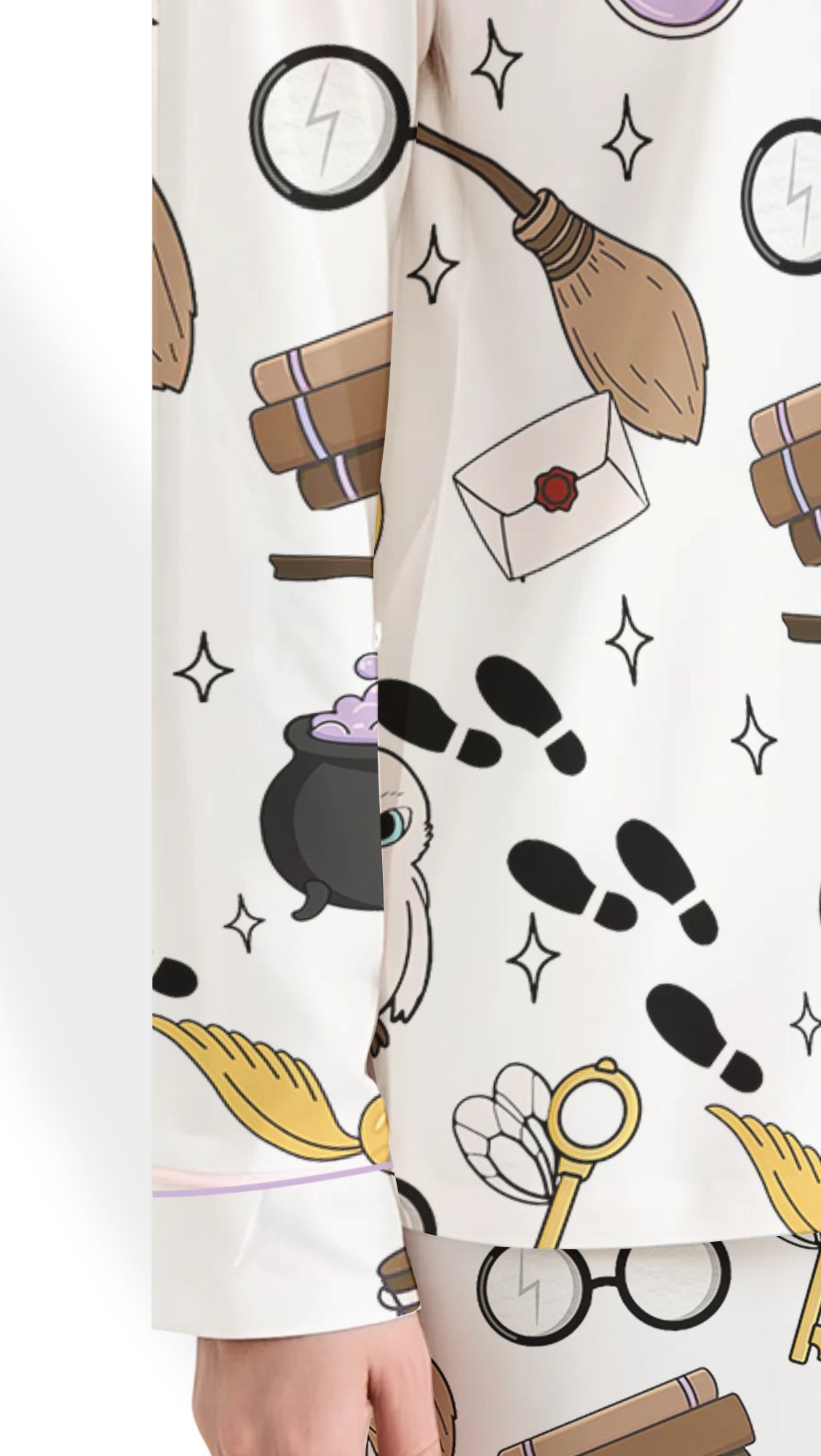 Women’s Wizards Magic Academy Cotton Pajama Set