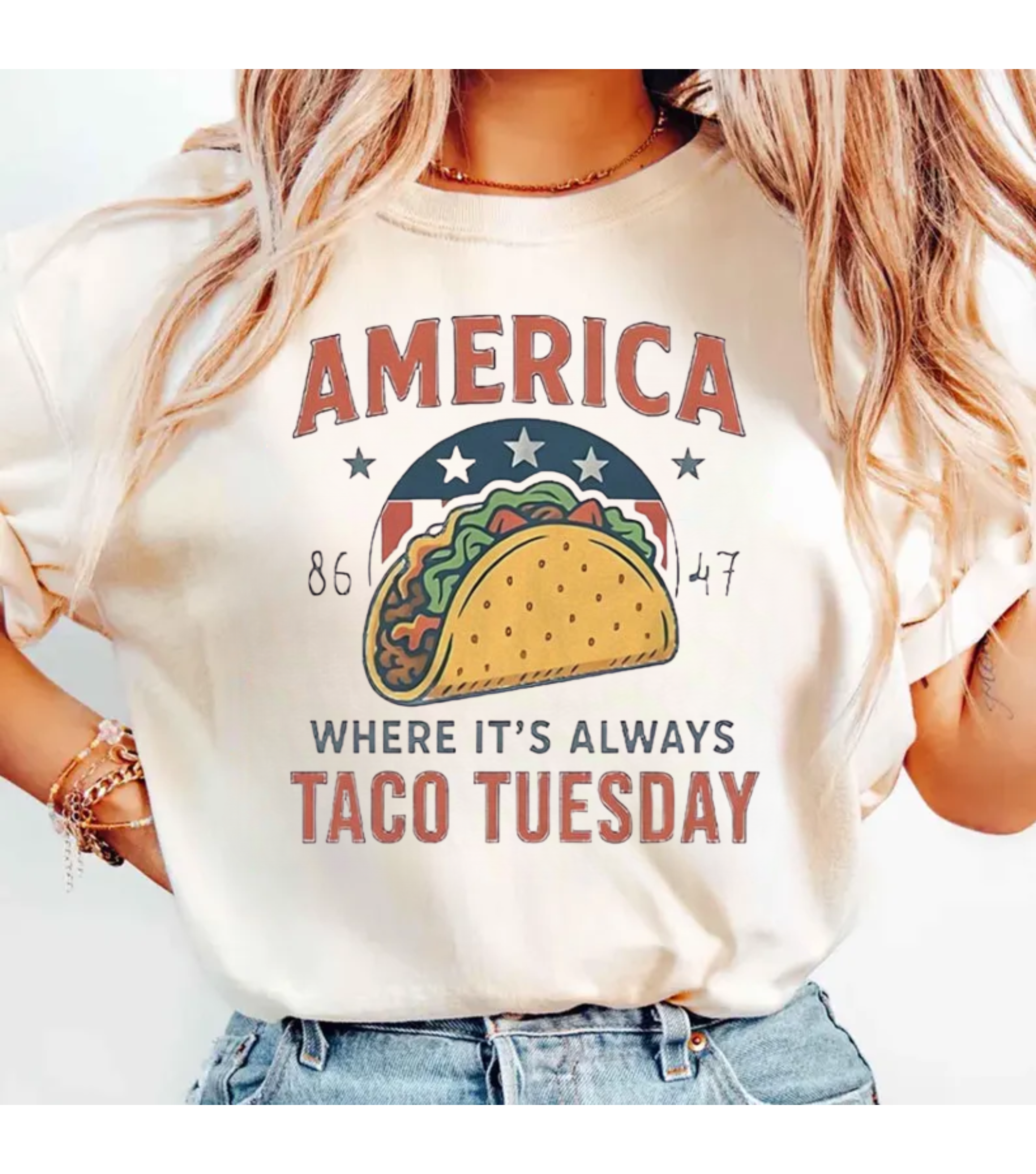America 8647 Tee – Always Taco Tuesday Shirt (Comfort Colors®)