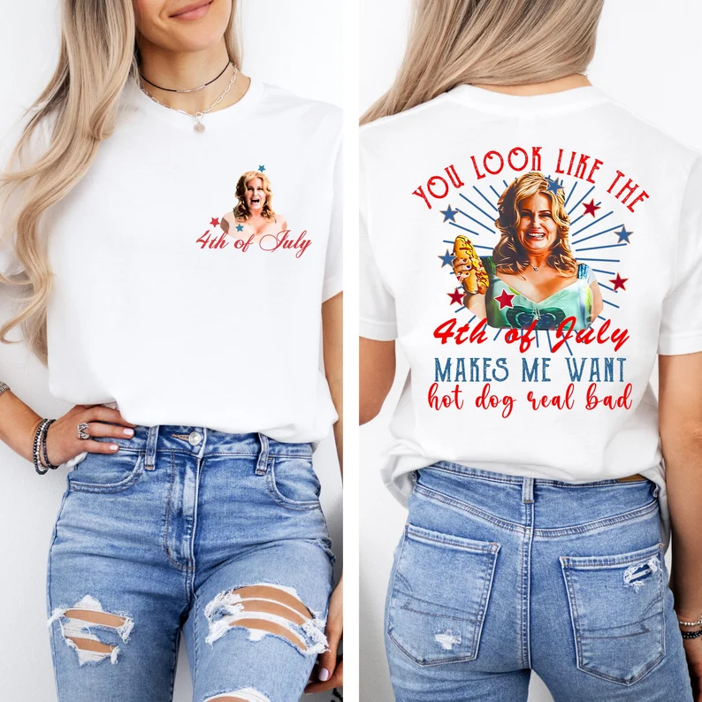 You Look Like the 4th of July Shirt – Funny Hot Dog Meme Tee
