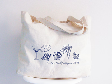 Last Toast on the Coast – Coastal Bachelorette Tote Bag