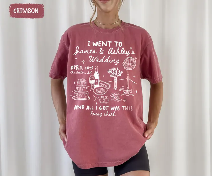 Custom Wedding Shirt – Newlywed Gift & Bridal Party Tee