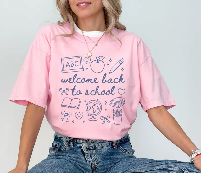 Welcome Back to School Shirt – Comfort Colors® Teacher Tee