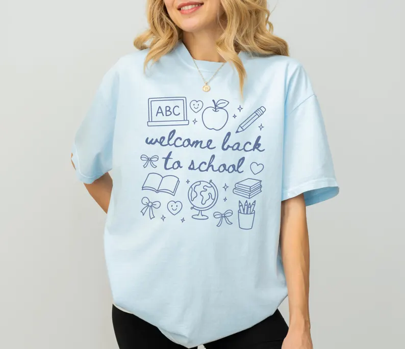 Welcome Back to School Shirt – Comfort Colors® Teacher Tee