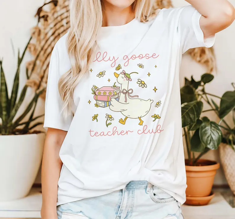 Silly Goose Teacher Shirt – Comfort Colors® Back to School Tee