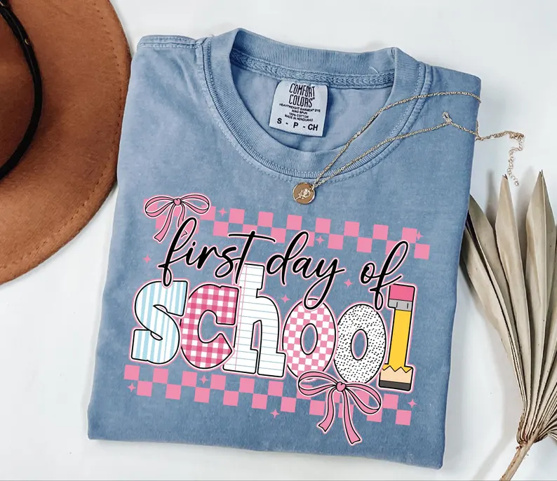 First Day of School Teacher Shirt – Comfort Colors® Team Tee