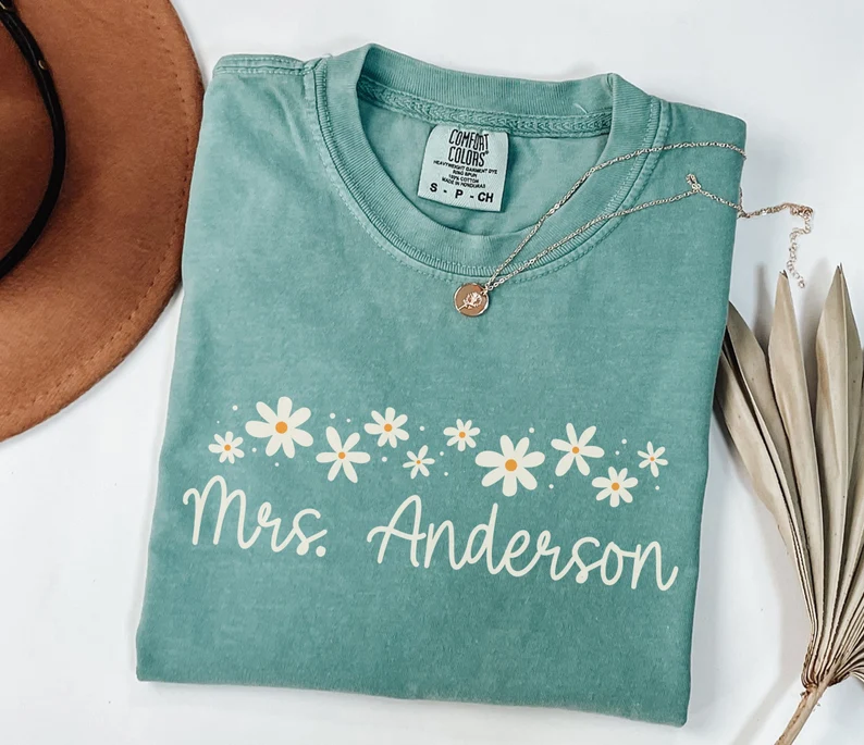 Custom Teacher Shirt – Comfort Colors® Back to School Gift Tee