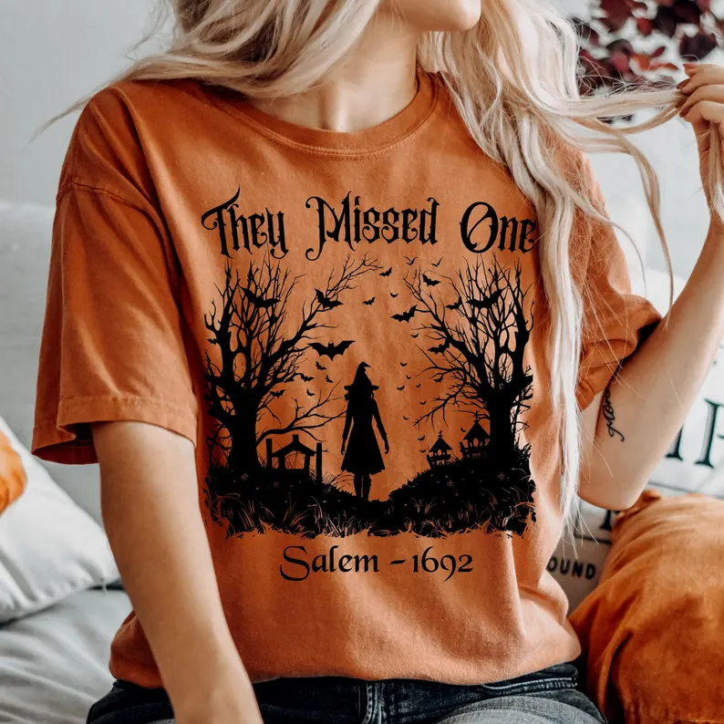 Witch Trials Halloween Shirt, Spooky Salem Tee