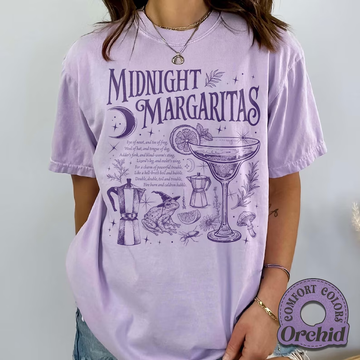 Midnight Margaritas Comfort Colors Halloween Shirt