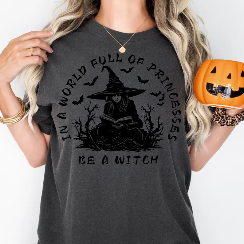 Comfort Colors Halloween Witch Shirt, Witchy Fall Tee