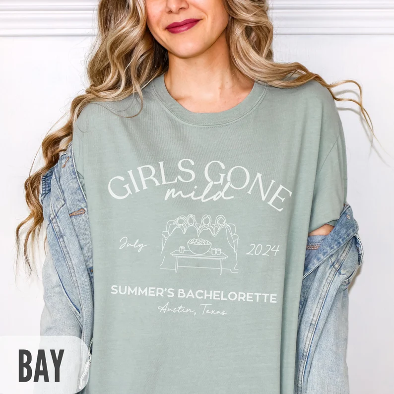 Custom Girls Gone Mild Bachelorette Top- Movie Night Shirt
