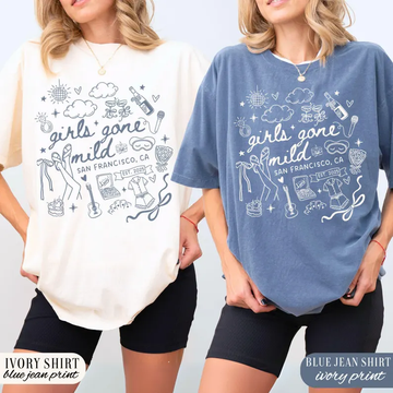 Girls Gone Mild Bachelorette Party Shirt – Custom Spa Tee